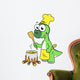 Illustration Parasaurolophus Dinosaur Cooking Wall Decal