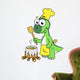 Illustration Parasaurolophus Dinosaur Cooking Wall Decal