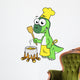 Illustration Parasaurolophus Dinosaur Cooking Wall Decal