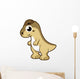 Cute Illustration Pachycephalosaurus Dinosaur Wall Decal Design 1