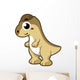 Cute Illustration Pachycephalosaurus Dinosaur Wall Decal Design 1