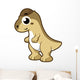 Cute Illustration Pachycephalosaurus Dinosaur Wall Decal Design 1