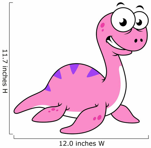 Cute Illustration Loch Ness Wall Decal Design 2