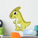 Cute Illustration Parasaurolophus Dinosaur Wall Decal Design 3
