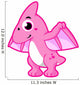Cute Illustration Pterodactyl Wall Decal Design 2