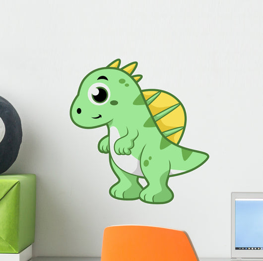 Cute Illustration Spinosaurus Wall Decal Design 4