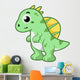 Cute Illustration Spinosaurus Wall Decal Design 4