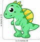Cute Illustration Spinosaurus Wall Decal Design 4