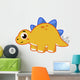 Cute Illustration Stegosaurus Wall Decal Design 6
