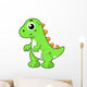 Cute Illustration Tyrannosaurus Rex Wall Decal Design 3