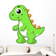 Cute Illustration Tyrannosaurus Rex Wall Decal Design 3