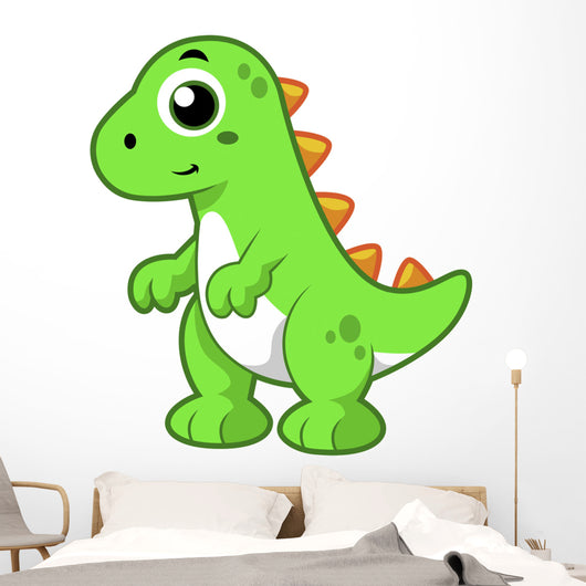 Cute Illustration Tyrannosaurus Rex Wall Decal Design 3