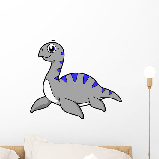 Cute Illustration Loch Ness Wall Decal Design 1