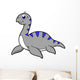 Cute Illustration Loch Ness Wall Decal Design 1