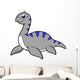 Cute Illustration Loch Ness Wall Decal Design 1