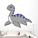 Cute Illustration Loch Ness Wall Decal Design 1