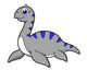Cute Illustration Loch Ness Wall Decal Design 1