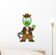Illustration Parasaurolophus Dressed as Wall Decal