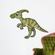 Cute Illustration Parasaurolophus Dinosaur Wall Decal Design 1
