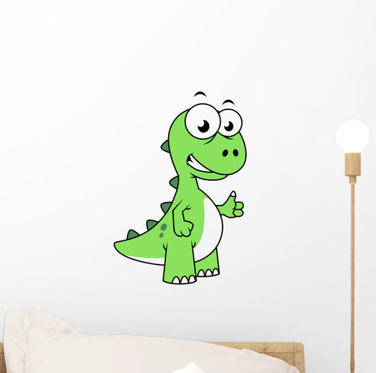 Cute Illustration Tyrannosaurus Rex Wall Decal Design 2