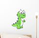 Cute Illustration Tyrannosaurus Rex Wall Decal Design 2