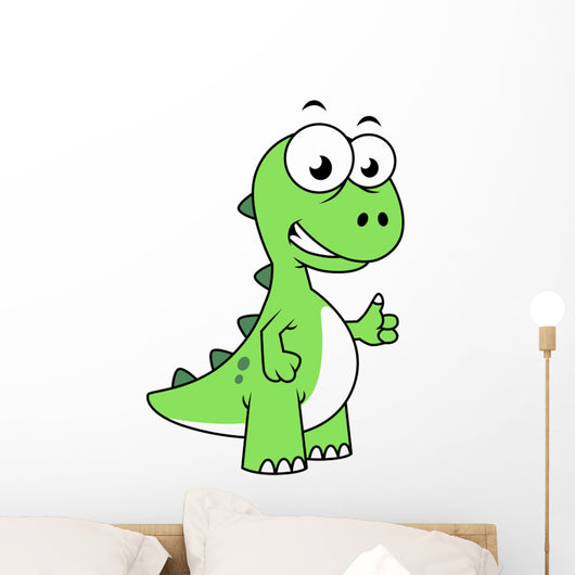 Cute Illustration Tyrannosaurus Rex Wall Decal Design 2