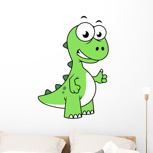 Cute Illustration Tyrannosaurus Rex Wall Decal Design 2