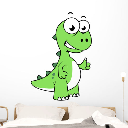 Cute Illustration Tyrannosaurus Rex Wall Decal Design 2