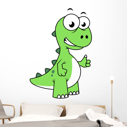 Cute Illustration Tyrannosaurus Rex Wall Decal Design 2