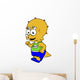 Illustration Triceratops Runner Wall Decal