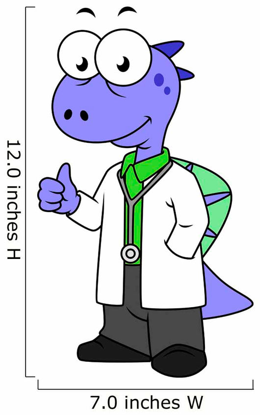 Illustration Spinosaurus Doctor Wall Decal