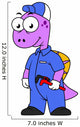 Illustration Spinosaurus Plumber Wall Decal