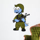 Illustration Stegosaurus Soldier Wall Decal