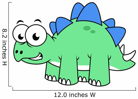 Cute Illustration Stegosaurus Wall Decal Design 5
