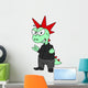 Illustration Tyrannosaurus Rex Dressed Wall Decal Design 3