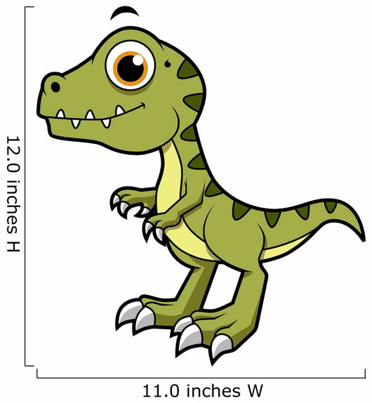 Cute Illustration Tyrannosaurus Rex Wall Decal Design 1