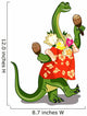 Illustration Brontosaurus Playing Maracas Wall Decal