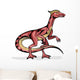 Illustration Velociraptor Wall Decal