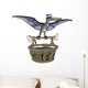 Illustration Pteranodon Carrying Basket Wall Decal