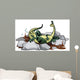 Illustration Hadrosaurus Relaxing Jacuzzi Wall Decal