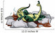 Illustration Hadrosaurus Relaxing Jacuzzi Wall Decal