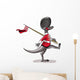 Illustration Raptor Dressed as Wall Decal