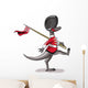 Illustration Raptor Dressed as Wall Decal