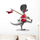 Illustration Raptor Dressed as Wall Decal