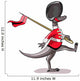 Illustration Raptor Dressed as Wall Decal