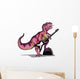 Illustration Tyrannosaurus Rex Playing Wall Decal
