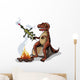 Illustration Tyrannosaurus Rex Cooking Wall Decal