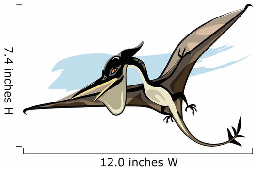 Illustration Pteranodon Dinosaur Wall Decal