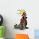 Illustration Hadrosaurus Dinosaur Dressed Wall Decal