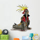 Illustration Hadrosaurus Dinosaur Dressed Wall Decal